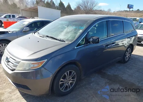 2012 Honda Odyssey Ex-L from USA, damaged, VIN 5FNRL5H69CB038613